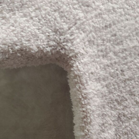 POL | MEDIUM WOMENS | FUZZY COZY OVERSIZED KNIT SWEATER in PALE PINK JP2A 133793 - Picture 12 of 13